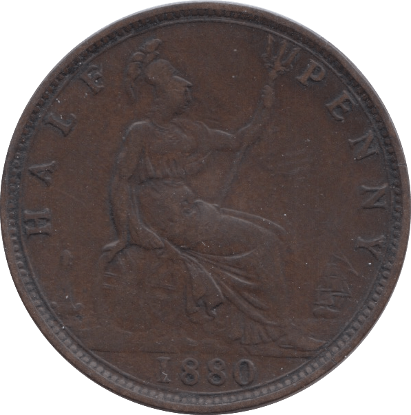 1880 HALFPENNY ( GF ) 8 - Halfpenny - Cambridgeshire Coins