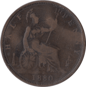 1880 HALFPENNY ( NF ) - Halfpenny - Cambridgeshire Coins