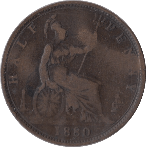 1880 HALFPENNY ( NF ) - Halfpenny - Cambridgeshire Coins