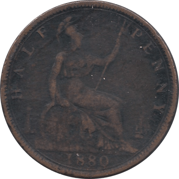 1880 HALFPENNY ( NF ) - Halfpenny - Cambridgeshire Coins