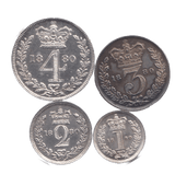 1880 MAUNDY SET VICTORIA - Maundy Set - Cambridgeshire Coins