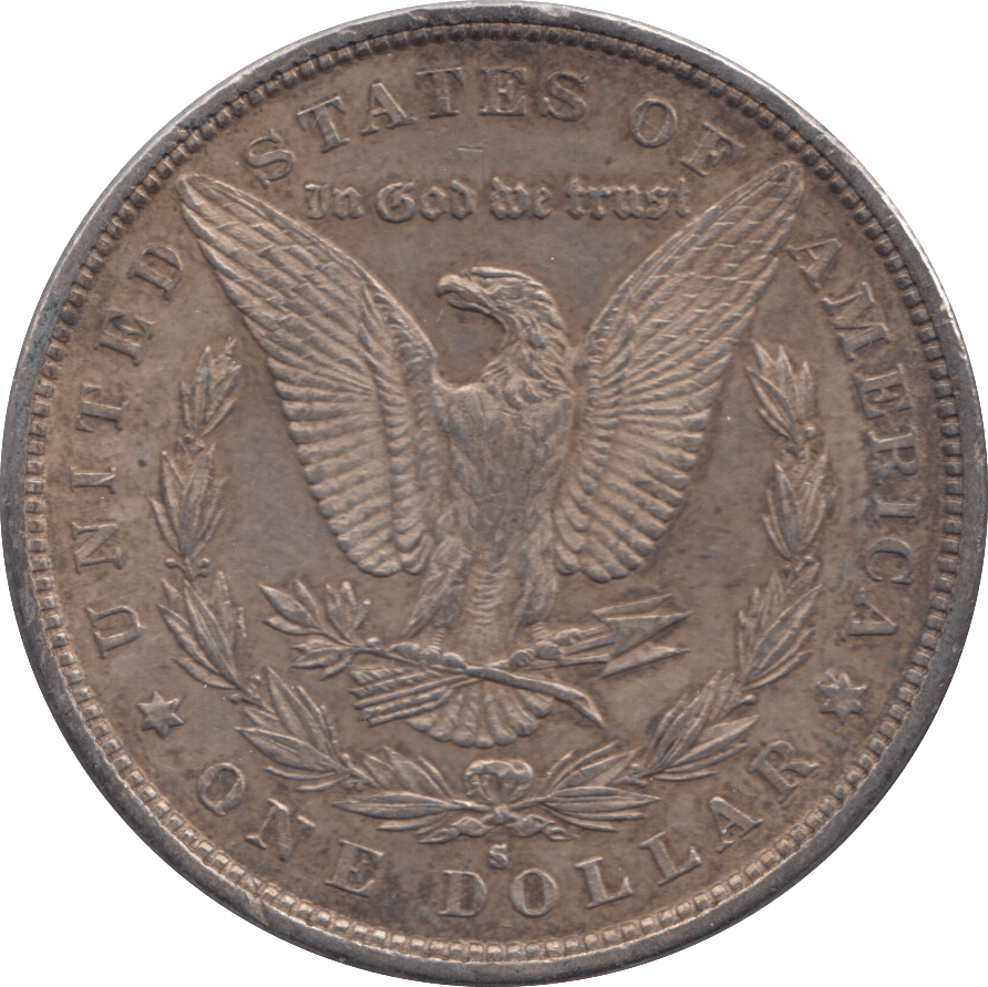 1880 MORGAN DOLLAR USA SAN FRANCISCO - SILVER WORLD COINS - Cambridgeshire Coins