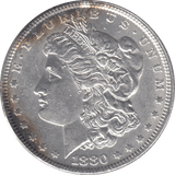 1880 MORGAN DOLLAR USA - SILVER WORLD COINS - Cambridgeshire Coins