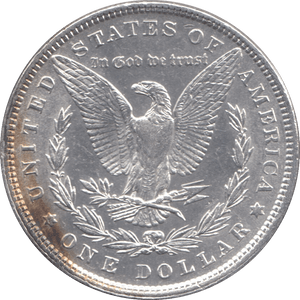 1880 MORGAN DOLLAR USA - SILVER WORLD COINS - Cambridgeshire Coins