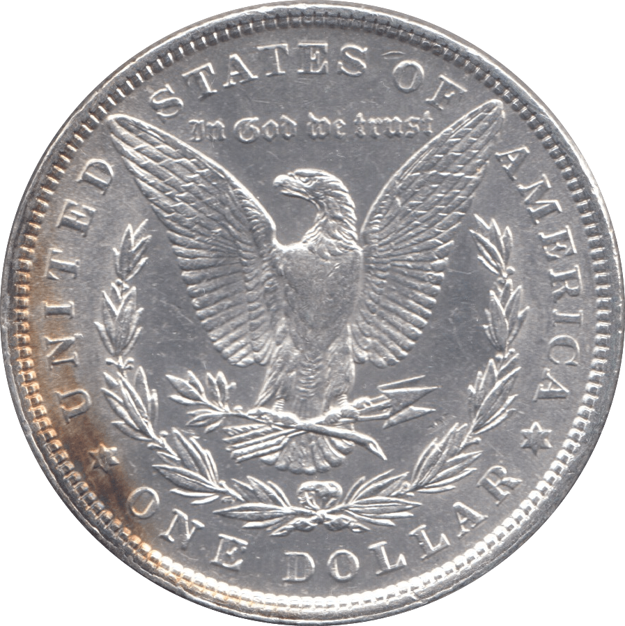 1880 MORGAN DOLLAR USA - SILVER WORLD COINS - Cambridgeshire Coins