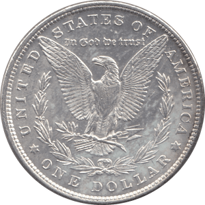 1880 MORGAN DOLLAR USA - SILVER WORLD COINS - Cambridgeshire Coins