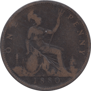 1880 PENNY ( NF ) 1 - Penny - Cambridgeshire Coins