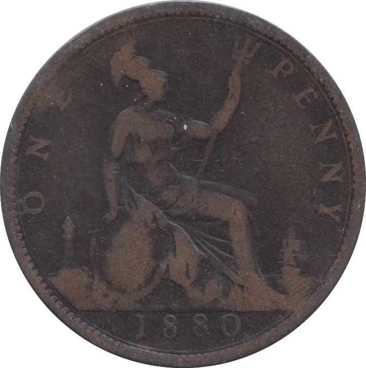 1880 PENNY ( NF ) 1 - Penny - Cambridgeshire Coins