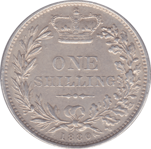 1880 SHILLING ( EF ) B - Shilling - Cambridgeshire Coins