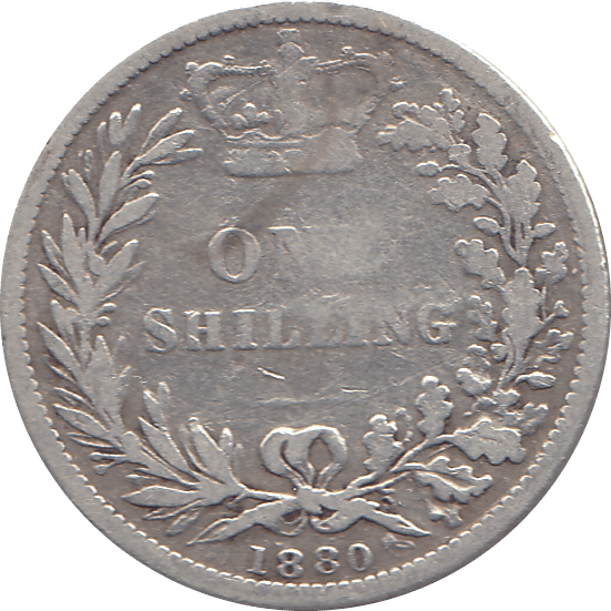 1880 SHILLING ( FAIR ) 4 - Shilling - Cambridgeshire Coins