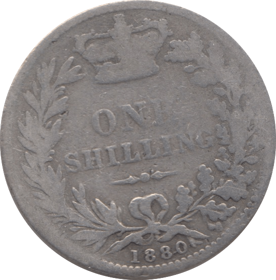 1880 SHILLING ( FAIR ) 5 - SHILLING - Cambridgeshire Coins