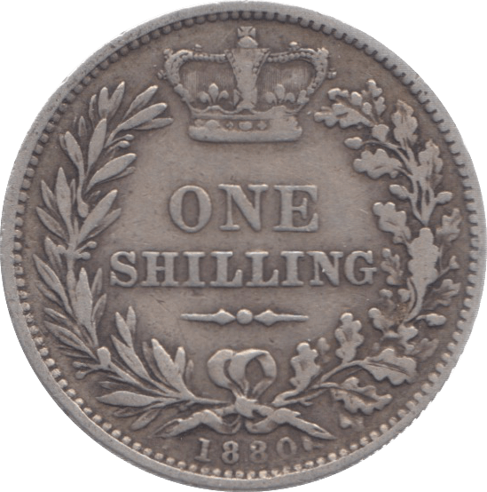 1880 SHILLING ( FINE ) 13 - Shilling - Cambridgeshire Coins