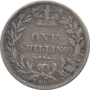 1880 SHILLING ( FINE ) 8 - Shilling - Cambridgeshire Coins