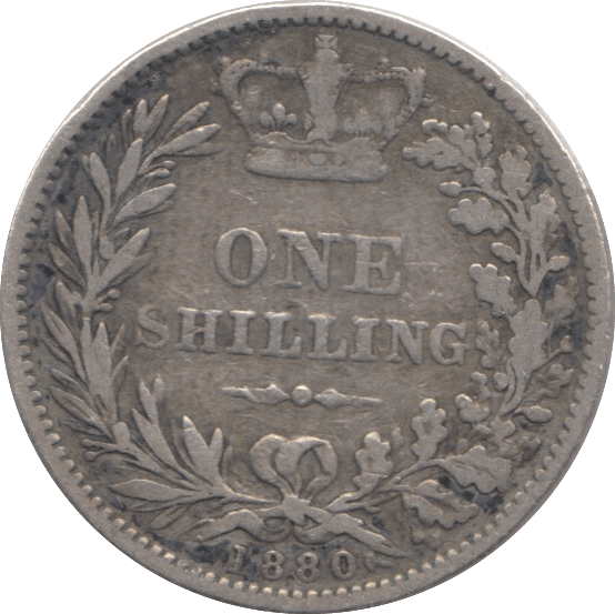 1880 SHILLING ( FINE ) 8 - Shilling - Cambridgeshire Coins