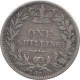 1880 SHILLING ( FINE ) 8 - Shilling - Cambridgeshire Coins