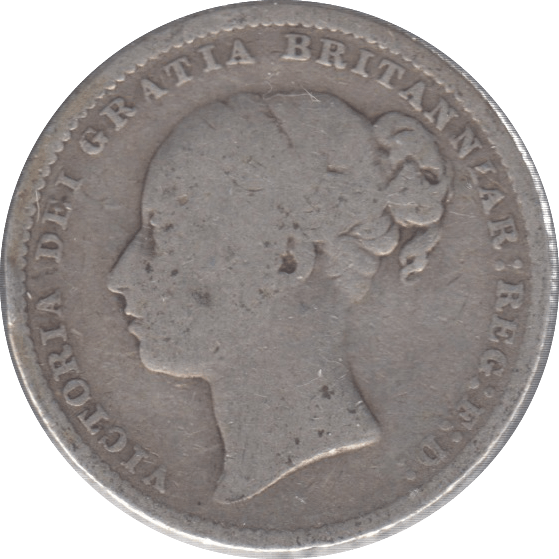 1880 SHILLING ( FINE ) - Shilling - Cambridgeshire Coins