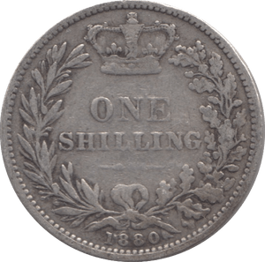 1880 SHILLING ( FINE ) - Shilling - Cambridgeshire Coins