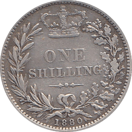 1880 SHILLING ( GVF ) - Shilling - Cambridgeshire Coins