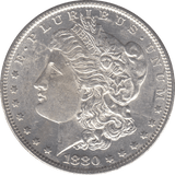 1880 SILVER MORGAN DOLLAR NEW ORLEANS MINT - SILVER WORLD COINS - Cambridgeshire Coins