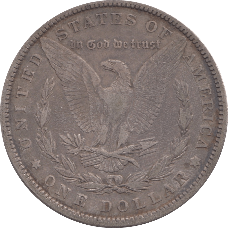 1880 SILVER MORGAN DOLLAR USA 4 - SILVER WORLD COINS - Cambridgeshire Coins