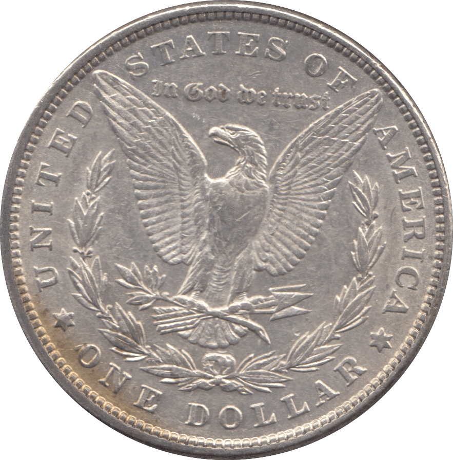 1880 SILVER MORGAN DOLLAR USA 5 - SILVER WORLD COINS - Cambridgeshire Coins