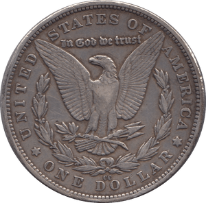 1880 SILVER MORGAN DOLLAR USA CARSON CITY MINT - SILVER WORLD COINS - Cambridgeshire Coins