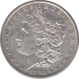 1880 SILVER MORGAN DOLLAR USA NEW ORLEANS MINT - SILVER WORLD COINS - Cambridgeshire Coins