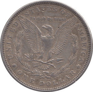 1880 SILVER MORGAN DOLLAR USA - SILVER WORLD COINS - Cambridgeshire Coins