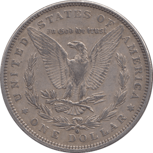 1880 SILVER MORGAN DOLLAR USA - SILVER WORLD COINS - Cambridgeshire Coins