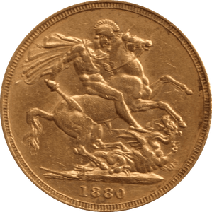 1880 SOVEREIGN ( GVF ) - Sovereign - Cambridgeshire Coins