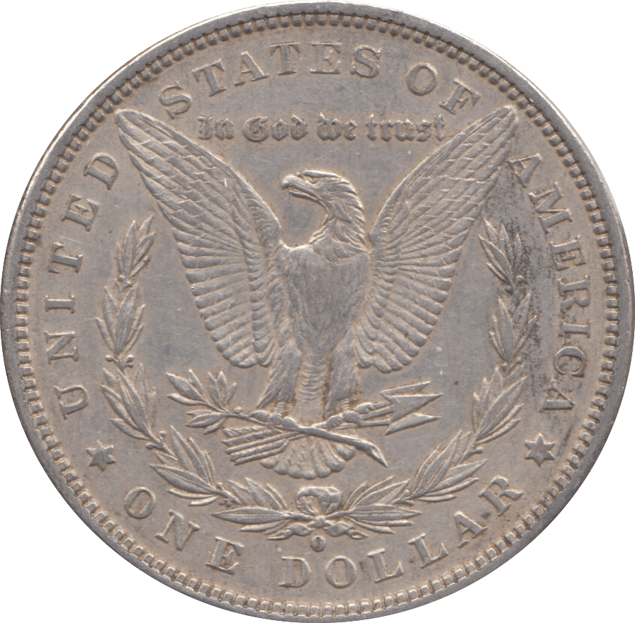 1880 USA SILVER MORGAN DOLLAR NEW ORLEANS MINT - SILVER WORLD COINS - Cambridgeshire Coins