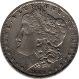 1880 USA SILVER MORGAN DOLLAR PHILADELPHIA MINT - SILVER WORLD COINS - Cambridgeshire Coins