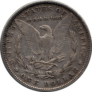 1880 USA SILVER MORGAN DOLLAR PHILADELPHIA MINT - SILVER WORLD COINS - Cambridgeshire Coins