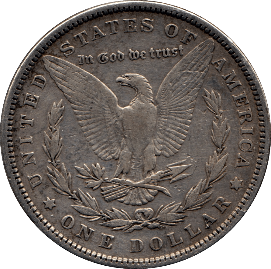 1880 USA SILVER MORGAN DOLLAR PHILADELPHIA MINT - SILVER WORLD COINS - Cambridgeshire Coins