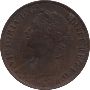 1881 FARTHING 2 ( GVF ) 74 - Farthing - Cambridgeshire Coins