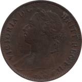 1881 FARTHING 2 ( GVF ) 74 - Farthing - Cambridgeshire Coins