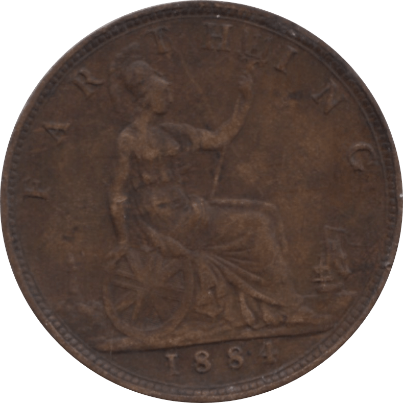 1881 FARTHING 2 ( GVF ) 74 - Farthing - Cambridgeshire Coins
