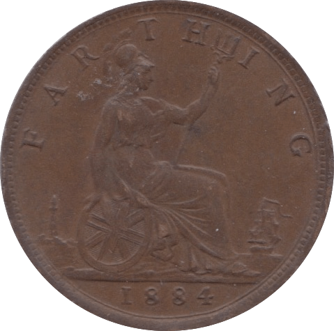 1881 FARTHING ( AUNC ) 23 - Farthing - Cambridgeshire Coins