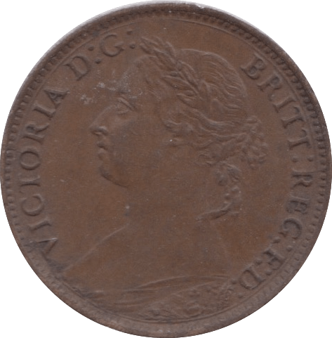 1881 FARTHING ( AUNC ) 23 - Farthing - Cambridgeshire Coins