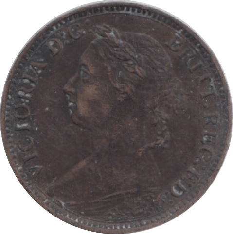 1881 FARTHING ( GVF ) 18 - Farthing - Cambridgeshire Coins