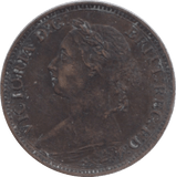 1881 FARTHING ( GVF ) 18 - Farthing - Cambridgeshire Coins