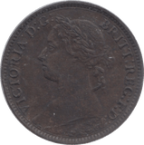 1881 FARTHING ( GVF ) 18 - Farthing - Cambridgeshire Coins