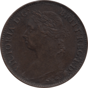 1881 FARTHING H ( EF ) 73 - Farthing - Cambridgeshire Coins
