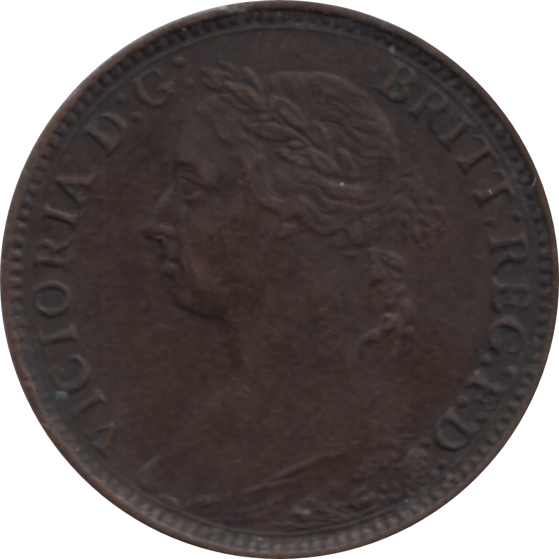 1881 FARTHING H ( EF ) 73 - Farthing - Cambridgeshire Coins