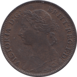 1881 FARTHING ( UNC ) H 23 - Farthing - Cambridgeshire Coins