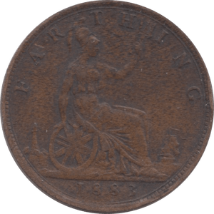 1881 FARTHING ( VF ) - Farthing - Cambridgeshire Coins
