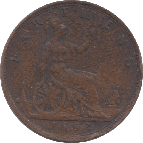 1881 FARTHING ( VF ) - Farthing - Cambridgeshire Coins