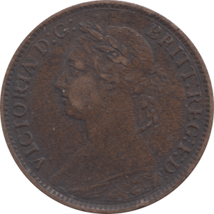 1881 FARTHING ( VF ) - Farthing - Cambridgeshire Coins
