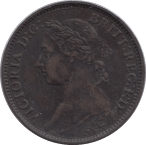 1881 FARTHING ( VF ) H - Farthing - Cambridgeshire Coins