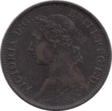 1881 FARTHING ( VF ) H - Farthing - Cambridgeshire Coins